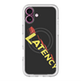 スリムプロテクションプレミアムケース with MagSafe［ LATENCY - Rock logo - Black ］