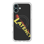 スリムプロテクションプレミアムケース with MagSafe［ LATENCY - Rock logo - Black ］