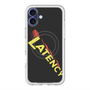 スリムプロテクションプレミアムケース with MagSafe［ LATENCY - Rock logo - Black ］