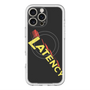 スリムプロテクションプレミアムケース with MagSafe［ LATENCY - Rock logo - Black ］