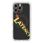 スリムプロテクションプレミアムケース with MagSafe［ LATENCY - Rock logo - Black ］