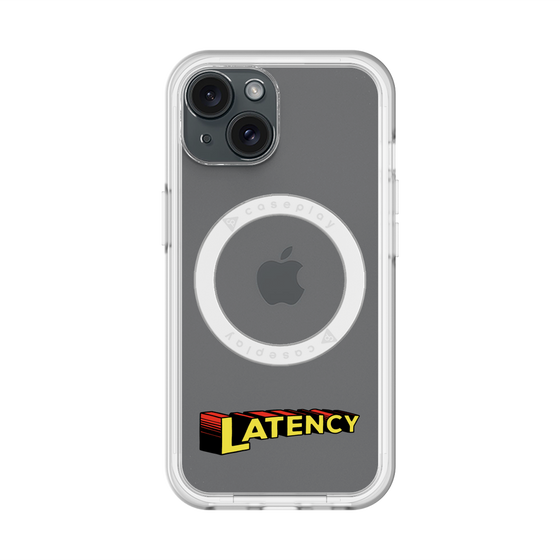 スリムプロテクションプレミアムケース with MagSafe［ LATENCY - Rock logo ］