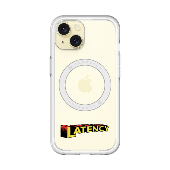スリムプロテクションプレミアムケース with MagSafe［ LATENCY - Rock logo ］