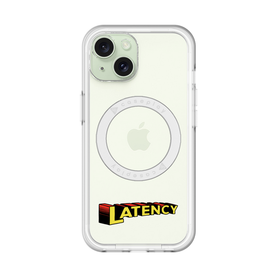 スリムプロテクションプレミアムケース with MagSafe［ LATENCY - Rock logo ］