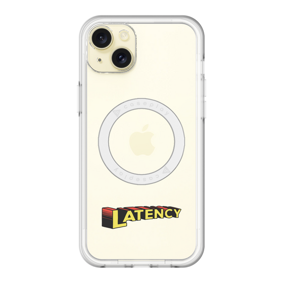 スリムプロテクションプレミアムケース with MagSafe［ LATENCY - Rock logo ］