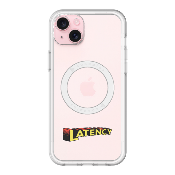 スリムプロテクションプレミアムケース with MagSafe［ LATENCY - Rock logo ］