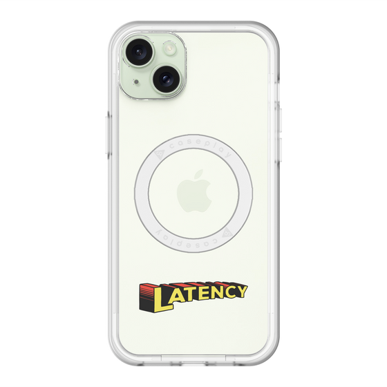 スリムプロテクションプレミアムケース with MagSafe［ LATENCY - Rock logo ］