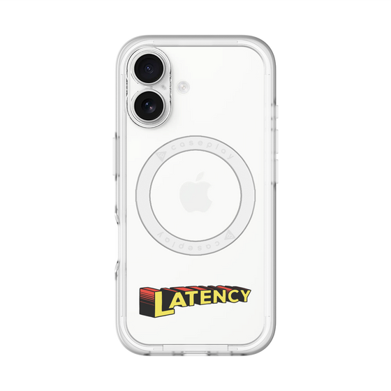 スリムプロテクションプレミアムケース with MagSafe［ LATENCY - Rock logo ］