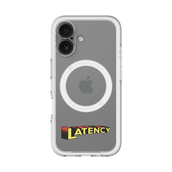 スリムプロテクションプレミアムケース with MagSafe［ LATENCY - Rock logo ］