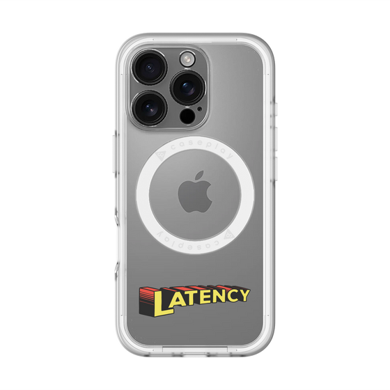 スリムプロテクションプレミアムケース with MagSafe［ LATENCY - Rock logo ］