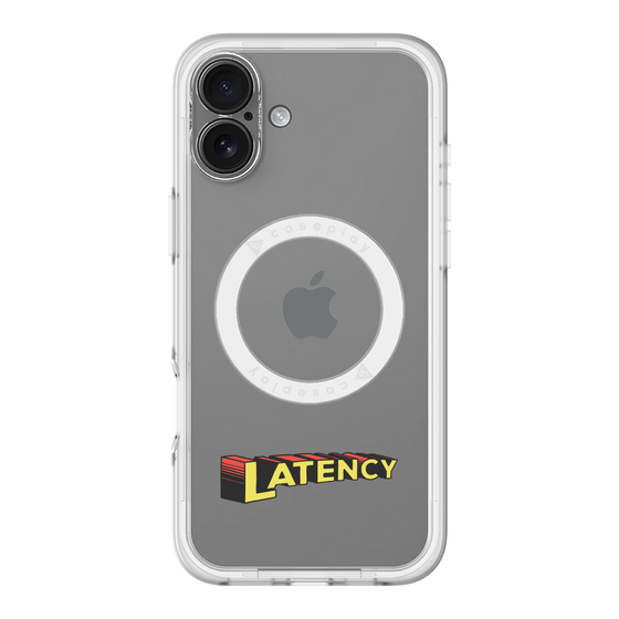 スリムプロテクションプレミアムケース with MagSafe［ LATENCY - Rock logo ］