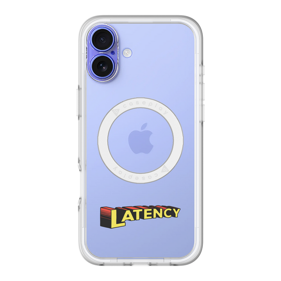 スリムプロテクションプレミアムケース with MagSafe［ LATENCY - Rock logo ］