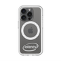 スリムプロテクションプレミアムケース with MagSafe［ LATENCY - Circle logo - Gray ］