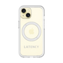 スリムプロテクションプレミアムケース with MagSafe［ LATENCY - Logotype - Gray ］