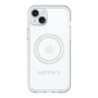 スリムプロテクションプレミアムケース with MagSafe［ LATENCY - Logotype - Gray ］