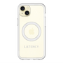 スリムプロテクションプレミアムケース with MagSafe［ LATENCY - Logotype - Gray ］