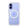 スリムプロテクションプレミアムケース with MagSafe［ LATENCY - Logotype - Gray ］
