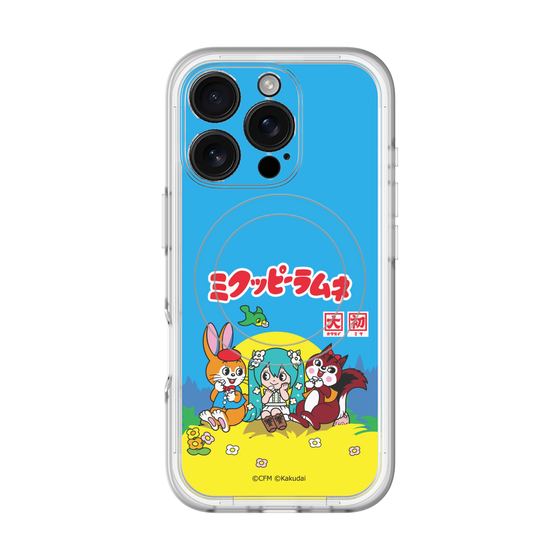 スリムプロテクションプレミアムケース with MagSafe［ 初音ミク×クッピーラムネ - パッケージ ］