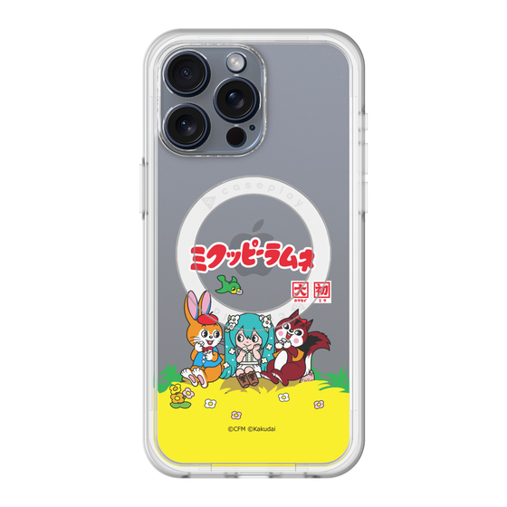 スリムプロテクションプレミアムケース with MagSafe［ 初音ミク×クッピーラムネ - パッケージ - クリア ］