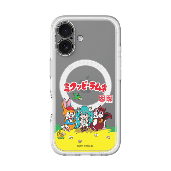 スリムプロテクションプレミアムケース with MagSafe［ 初音ミク×クッピーラムネ - パッケージ - クリア ］