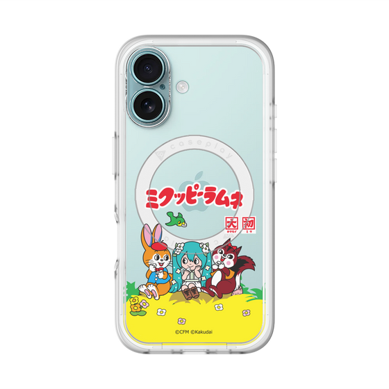 スリムプロテクションプレミアムケース with MagSafe［ 初音ミク×クッピーラムネ - パッケージ - クリア ］