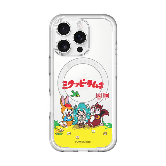 スリムプロテクションプレミアムケース with MagSafe［ 初音ミク×クッピーラムネ - パッケージ - クリア ］