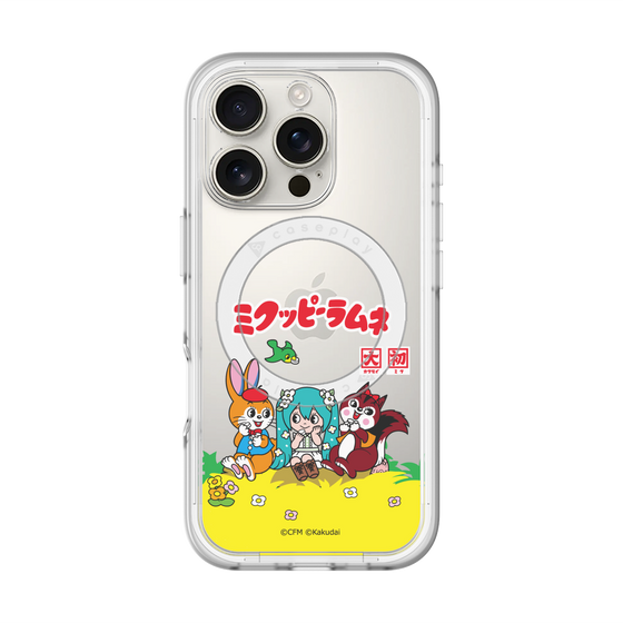スリムプロテクションプレミアムケース with MagSafe［ 初音ミク×クッピーラムネ - パッケージ - クリア ］