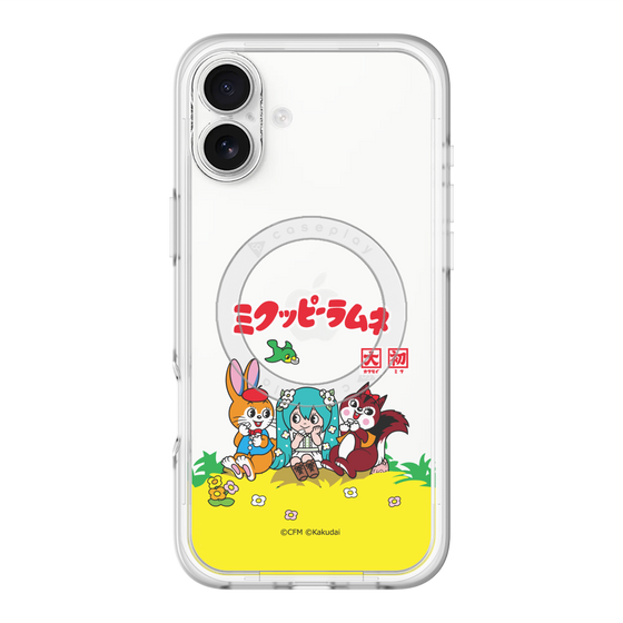 スリムプロテクションプレミアムケース with MagSafe［ 初音ミク×クッピーラムネ - パッケージ - クリア ］