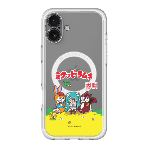 スリムプロテクションプレミアムケース with MagSafe［ 初音ミク×クッピーラムネ - パッケージ - クリア ］
