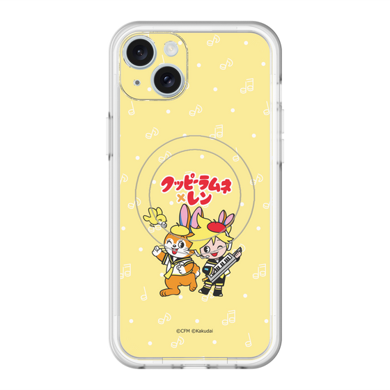 スリムプロテクションプレミアムケース with MagSafe［ 初音ミク×クッピーラムネ - 鏡音レン×クッピー - デフォルメイラスト ］