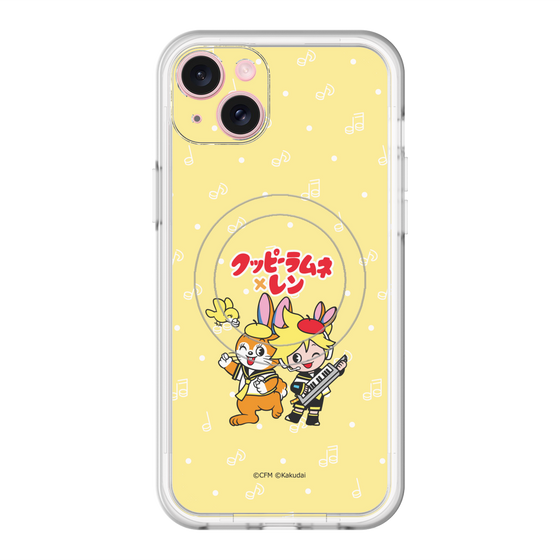 スリムプロテクションプレミアムケース with MagSafe［ 初音ミク×クッピーラムネ - 鏡音レン×クッピー - デフォルメイラスト ］
