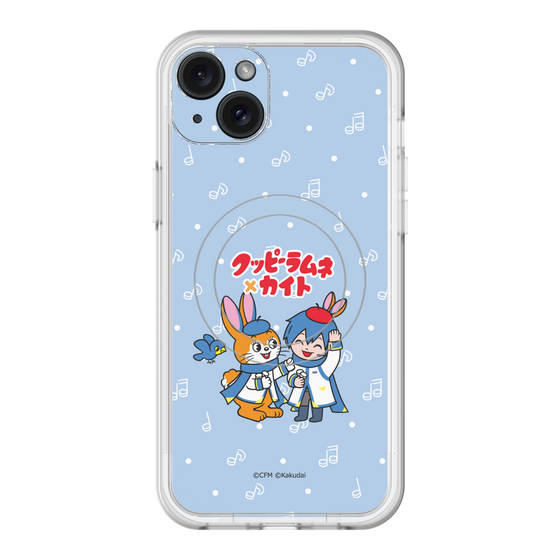 スリムプロテクションプレミアムケース with MagSafe［ 初音ミク×クッピーラムネ - KAITO×クッピー - デフォルメイラスト ］