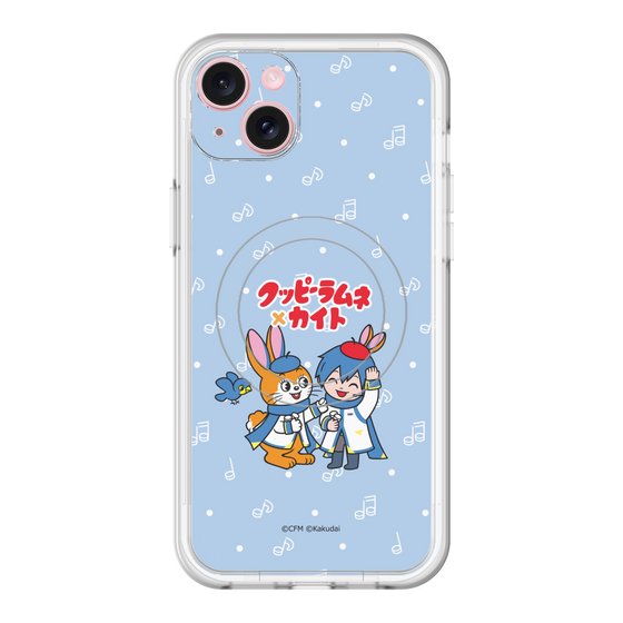 スリムプロテクションプレミアムケース with MagSafe［ 初音ミク×クッピーラムネ - KAITO×クッピー - デフォルメイラスト ］