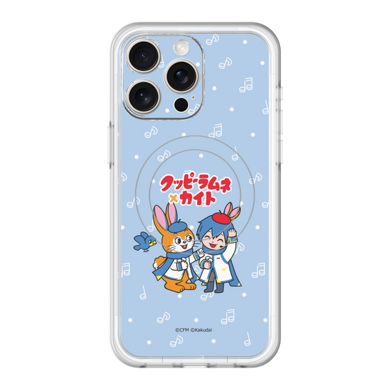 スリムプロテクションプレミアムケース with MagSafe［ 初音ミク×クッピーラムネ - KAITO×クッピー - デフォルメイラスト ］