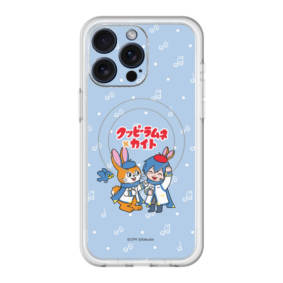 スリムプロテクションプレミアムケース with MagSafe［ 初音ミク×クッピーラムネ - KAITO×クッピー - デフォルメイラスト ］