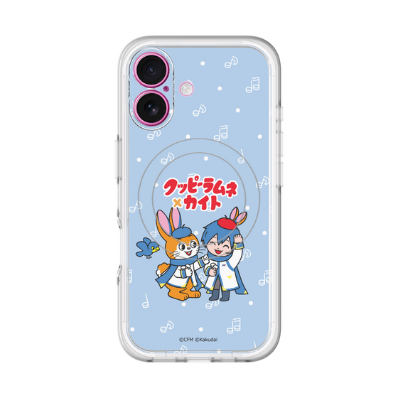 スリムプロテクションプレミアムケース with MagSafe［ 初音ミク×クッピーラムネ - KAITO×クッピー - デフォルメイラスト ］