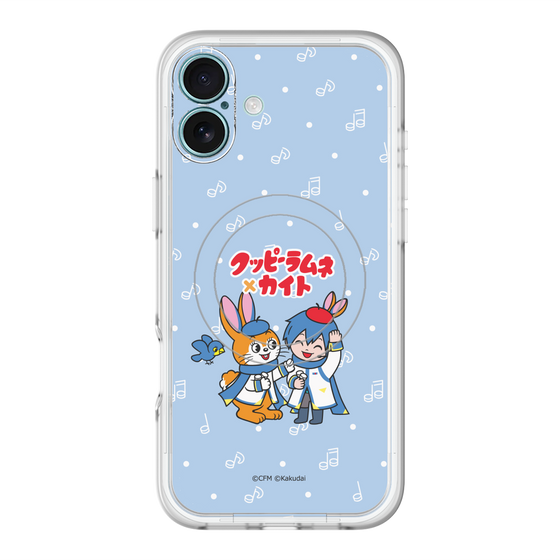 スリムプロテクションプレミアムケース with MagSafe［ 初音ミク×クッピーラムネ - KAITO×クッピー - デフォルメイラスト ］