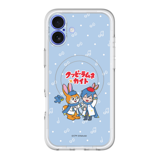 スリムプロテクションプレミアムケース with MagSafe［ 初音ミク×クッピーラムネ - KAITO×クッピー - デフォルメイラスト ］