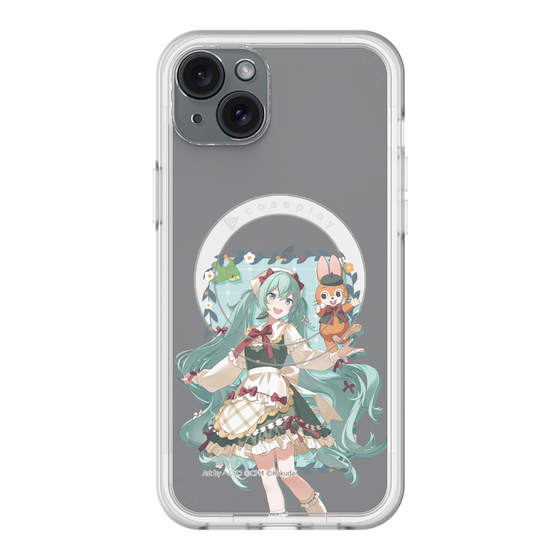 スリムプロテクションプレミアムケース with MagSafe［ 初音ミク×クッピーラムネ - 初音ミク×クッピー - 等身イラスト1 ］