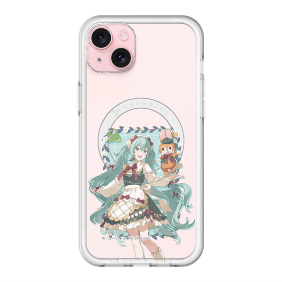スリムプロテクションプレミアムケース with MagSafe［ 初音ミク×クッピーラムネ - 初音ミク×クッピー - 等身イラスト1 ］