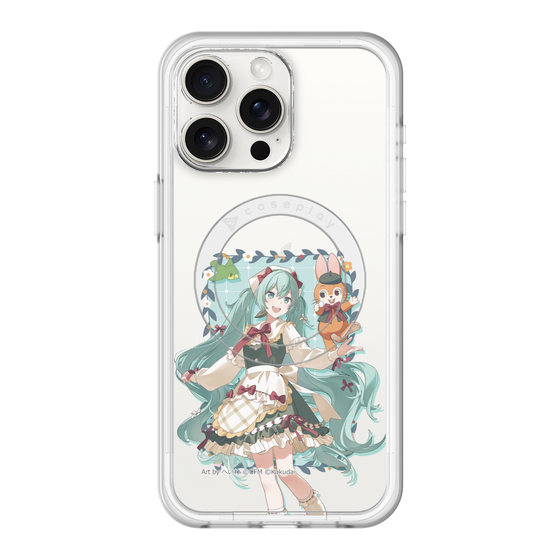 スリムプロテクションプレミアムケース with MagSafe［ 初音ミク×クッピーラムネ - 初音ミク×クッピー - 等身イラスト1 ］