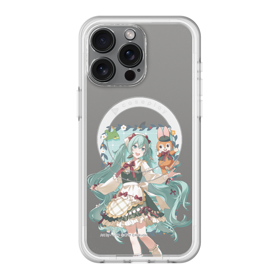 スリムプロテクションプレミアムケース with MagSafe［ 初音ミク×クッピーラムネ - 初音ミク×クッピー - 等身イラスト1 ］
