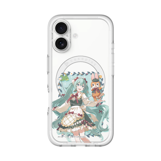 スリムプロテクションプレミアムケース with MagSafe［ 初音ミク×クッピーラムネ - 初音ミク×クッピー - 等身イラスト1 ］
