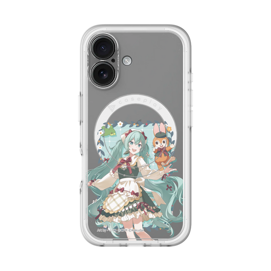 スリムプロテクションプレミアムケース with MagSafe［ 初音ミク×クッピーラムネ - 初音ミク×クッピー - 等身イラスト1 ］