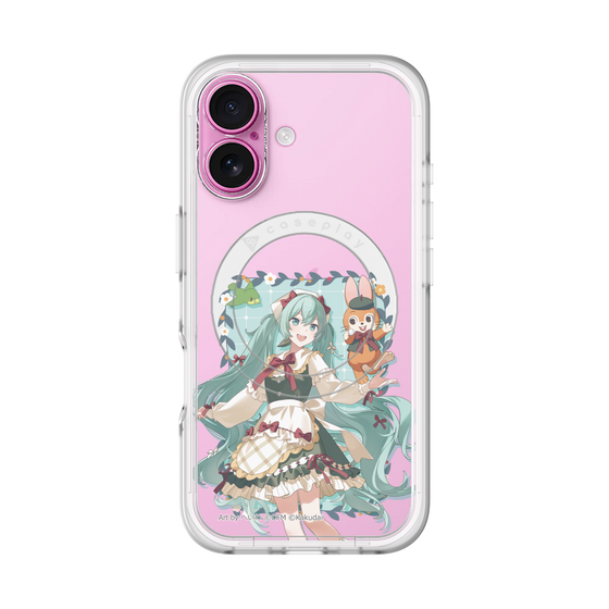スリムプロテクションプレミアムケース with MagSafe［ 初音ミク×クッピーラムネ - 初音ミク×クッピー - 等身イラスト1 ］