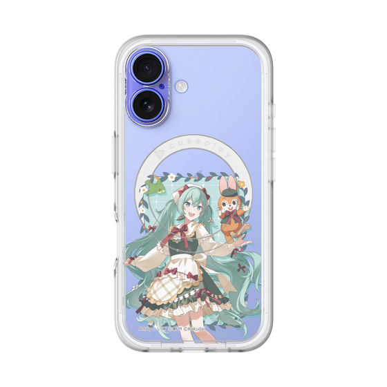 スリムプロテクションプレミアムケース with MagSafe［ 初音ミク×クッピーラムネ - 初音ミク×クッピー - 等身イラスト1 ］
