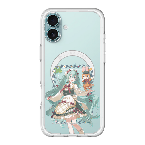 スリムプロテクションプレミアムケース with MagSafe［ 初音ミク×クッピーラムネ - 初音ミク×クッピー - 等身イラスト1 ］