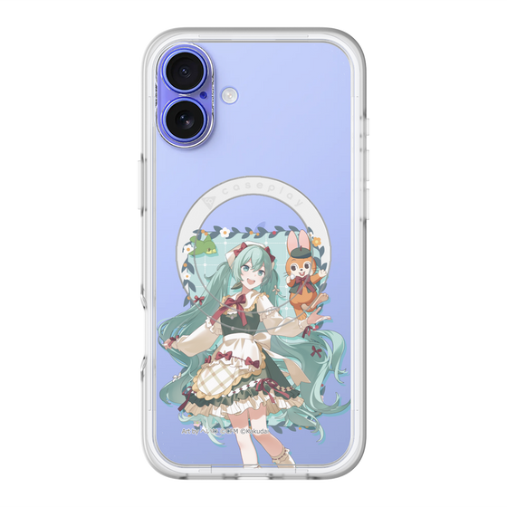 スリムプロテクションプレミアムケース with MagSafe［ 初音ミク×クッピーラムネ - 初音ミク×クッピー - 等身イラスト1 ］