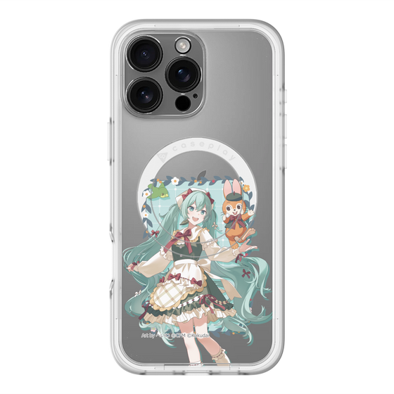 スリムプロテクションプレミアムケース with MagSafe［ 初音ミク×クッピーラムネ - 初音ミク×クッピー - 等身イラスト1 ］