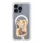 スリムプロテクションプレミアムケース with MagSafe［ 初音ミク×クッピーラムネ - 鏡音リン×ラム - 等身イラスト1 ］